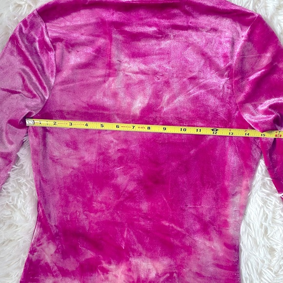 Pink Velvet Tiedye Turtleneck - Picture 7 of 7
